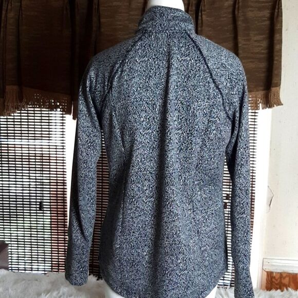 Avia Lite Black & White Polyester Spandex Jacket L - Picture 5 of 7